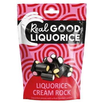 Real Good Liquorice Cream Rock Pouch 165g