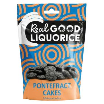 Real Good Liquorice Pontefract Cakes Pouch 165g