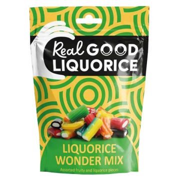 Real Good Liquorice Wonder Mix Pouch 165g