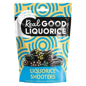 Real Good Liquorice Shooters Pouch 165g
