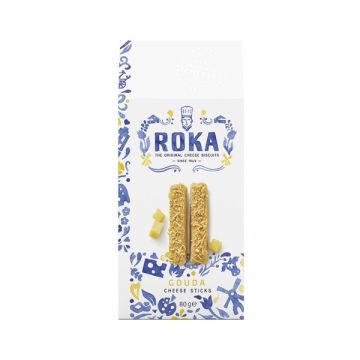 Roka Cheese Sticks In Delft Blue Design Carton 70g