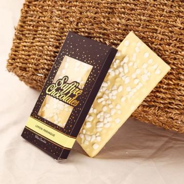 Saffire Chocolates Big Chocolate Bar Lemon Meringue 120g
