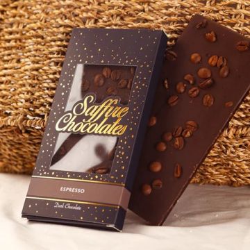 Saffire Chocolates Big Chocolate Bar Espresso 120g