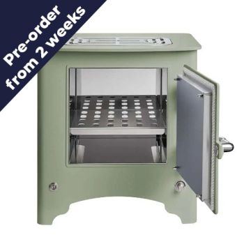 Everhot Electric Stove In Sage Green