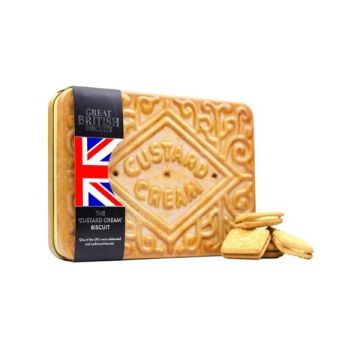 Silver Crane Custard Cream Tin 450g