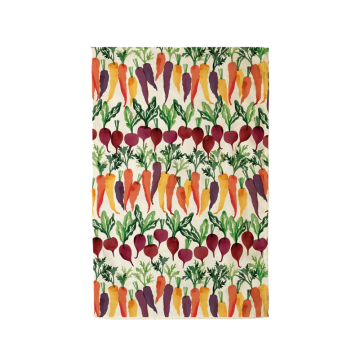 EMMA BRIDGEWATER CARROTS & BEETS TEA TOWEL