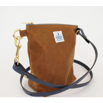 Storeys & Tails Peppercombe Cross Body Bag-Wax Cotton Honey One Size