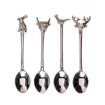 Selbrae House 4 Spoons - Country Animals