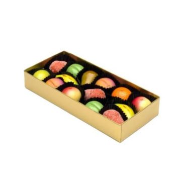 Shepcote Marzipan Fruits With Acetate Lid 150g