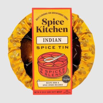 Spice Kitchen Indian Spice Tin Silk Wrap