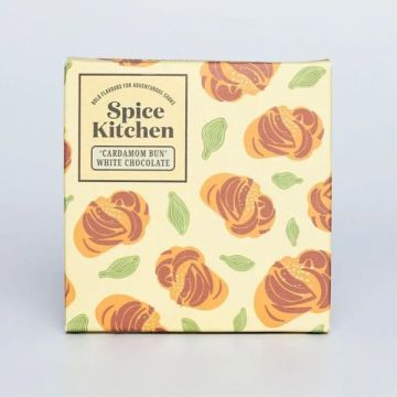 Spice Kitchen Cardamom Bun White Chocolate Bar 80g