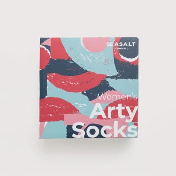 Seasalt Gift Box Of 4 Women's Arty Socks 36231 Scenic Signpost Mix One Size