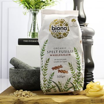 Biona Spelt Fusilli Wholegrain 500g