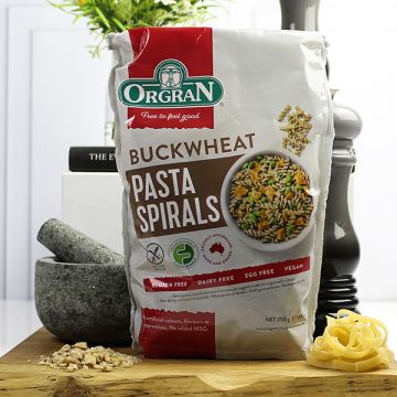 Orgran Stoneground Buckwheat and Rice Pasta Spirals 350g