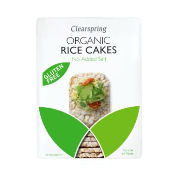 Clearspring Ricecakes No Salt Gluten Free Vegan 130g