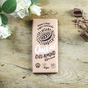 Ombar Raw Chocolate Bar Coco Almonds 70g