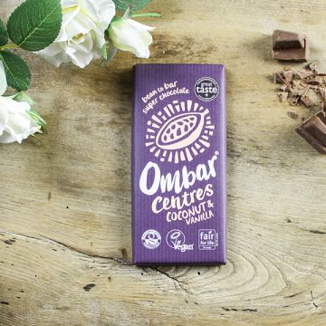 Ombar Chocolate Bar Coconut And Vanilla 70g