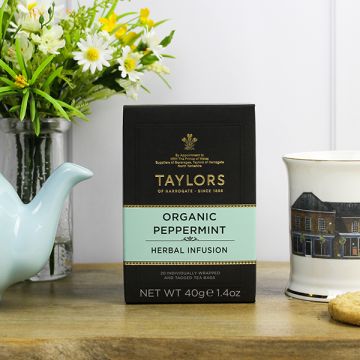 Taylors of Harrogate Organic Peppermint Teabags 20pk