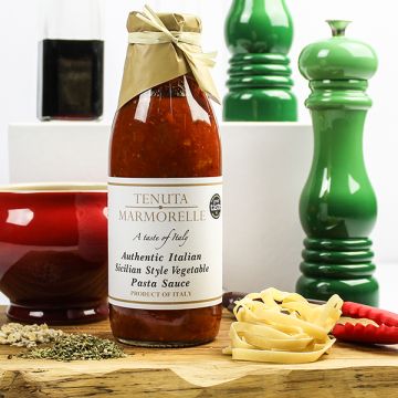Tenuta Marmorelle Authentic Italian Sicilian Style Vegetable Pasta Sauce 500g