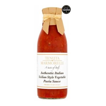 Tenuta Marmorelle Authentic Italian Sicilian Style Vegetable Pasta Sauce 500g
