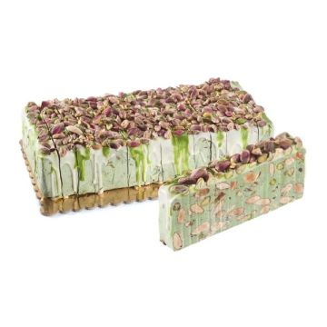 Tenuta Marmorelle Pistachio Soft Nougat Log Slice 157g