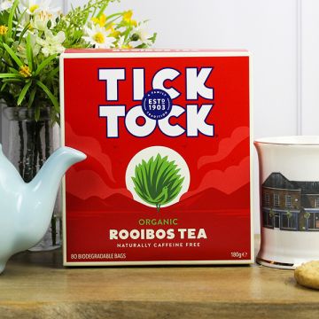 Tick Tock Organic Rooibos Tea 80 Bags