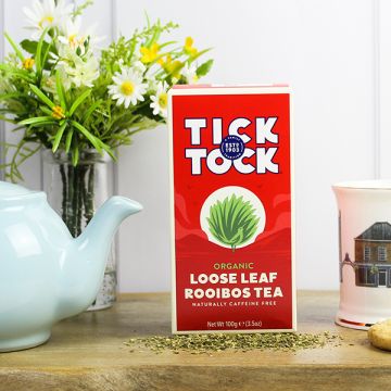 Tick Tock Rooibos Organic Loose Leaf Tea 100g