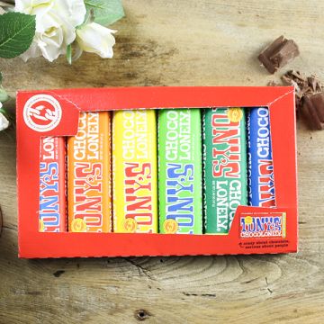 Tony's Chocolonely Chocolate Rainbow Tasting Pack 288g