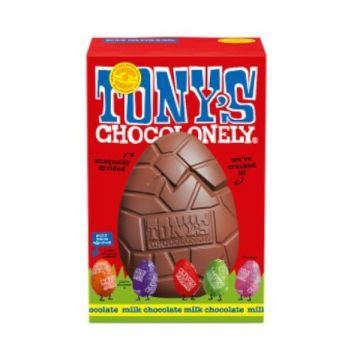 Tony's Chocolonely Hollow Milk Easter Egg & Mini Eggs 242g