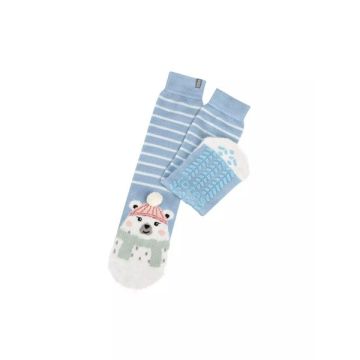 Totes Original Novelty Slipper Socks Polar Bear One Size