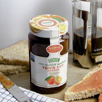 Stute Thick Cut Diabetic Marmalade 430g