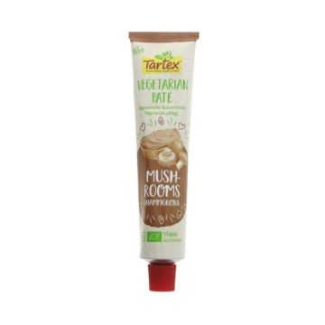 Tartex Gluten Free Organic Vegetarian Pate Mushroom Champignon 250g