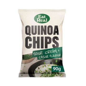 Eat Real Quinoa Chips Sour Cream Gluten Free 40g