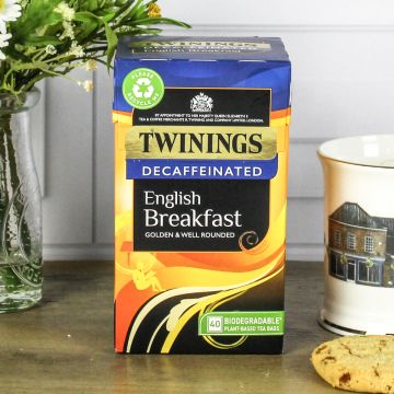 Twinings Decaffeinated English Breakfast Tea Bags 40s