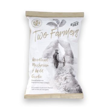 Two Farmers Crisps Mushroom & Wild Garlic 150g