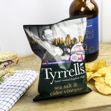 Tyrrells Sea Salt and Cider Vinegar Crisps 40g
