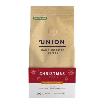 Union Hand-Roasted Coffee Christmas Blend - Cafetière Grind 200g