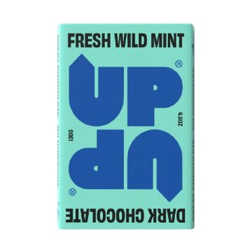 Up-Up Dark Wild Mint Chocolate Bar 130g   