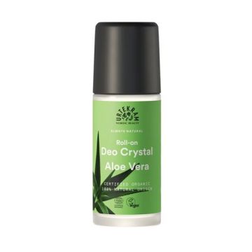 Urtekram Organic Crystal Deodorant Aloe Vera Roll On 50Ml