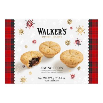 Walkers Shortbread Mince Pies 6pk 372g