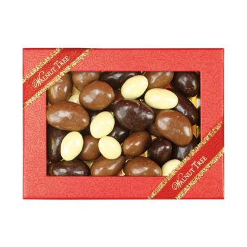Walnut Tree Medium Brazil Nuts In White, Milk & Dark Chocolate 