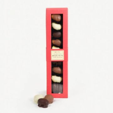 Walnut Tree Medium Brazil Nuts In White, Milk & Dark Chocolate 