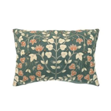 Embroidered Harewood Cushion Poly Fill