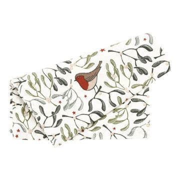 Walton & Co. Robin & Mistletoe Napkin Set Of 4