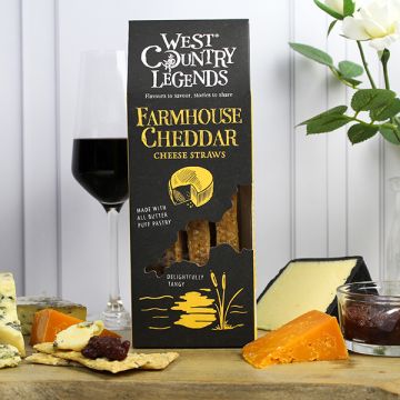West Country Legends Farmhouse Cheddar Cheese Straws 100g