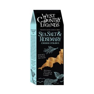 West Country Legends Sea Salt & Rosemary Cheese Straws 100g