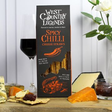 West Country Legends Spicy Chilli Cheese Straws 100g