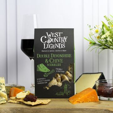 West Country Legends Double Devonshire and Chive Nibbles 85g