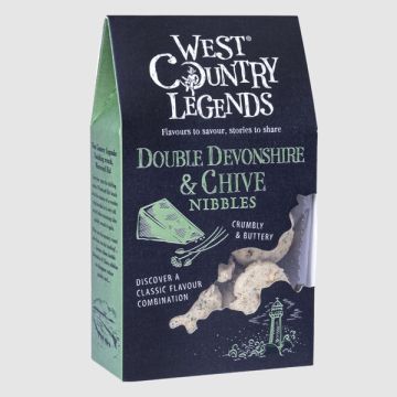 West Country Legends Double Devonshire & Chive Nibbles 85g