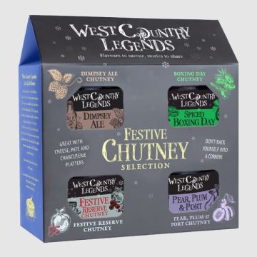 West Country Legends Festive Chutney Selection 4x113g